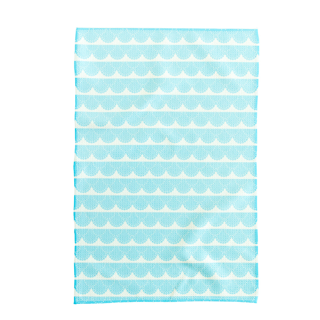 Blue Scallops Hand Towel