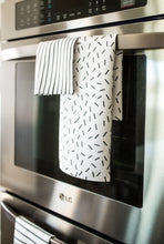 Load image into Gallery viewer, Black Sprinkles Hand towel
