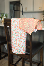 Load image into Gallery viewer, Peachy Floral Hand Towel
