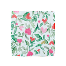 Load image into Gallery viewer, Greens &amp; Hearts Washcloth
