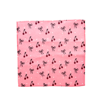 Load image into Gallery viewer, Bows and Cherries Washcloth
