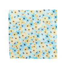 Load image into Gallery viewer, Gold &amp; Blue Anemones Washcloth
