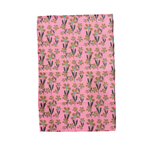 Load image into Gallery viewer, Cool Blue Flowers Hand Towel
