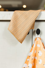 Load image into Gallery viewer, Orange Pinstripes Washcloth
