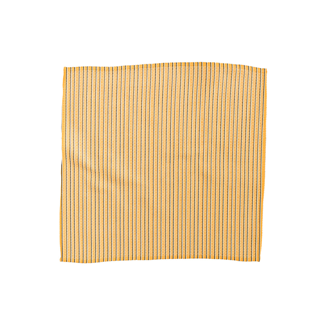 Orange Pinstripes Washcloth