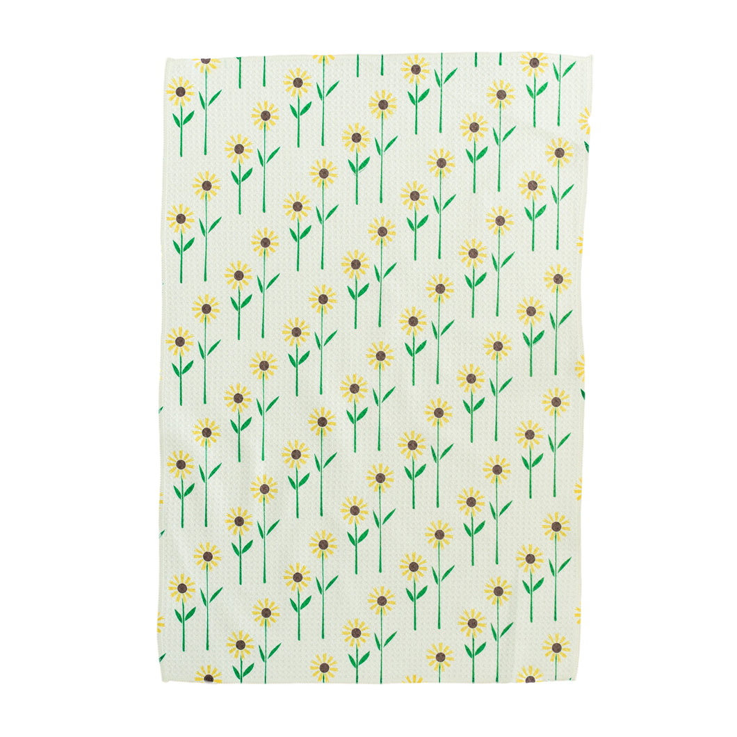 Rows Of Sunflowers Hand Towel