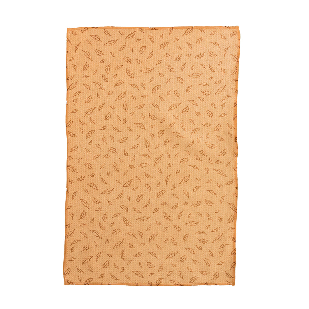 Leaves In The Wind Hand Towel
