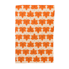 Load image into Gallery viewer, Orange Leaves Hand Towel
