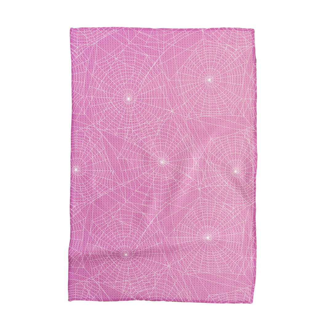 Purple Webs Hand Towel