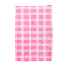 Load image into Gallery viewer, Pink Plaid Hand Towel
