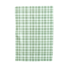 Load image into Gallery viewer, Green Plaid Hand Towel
