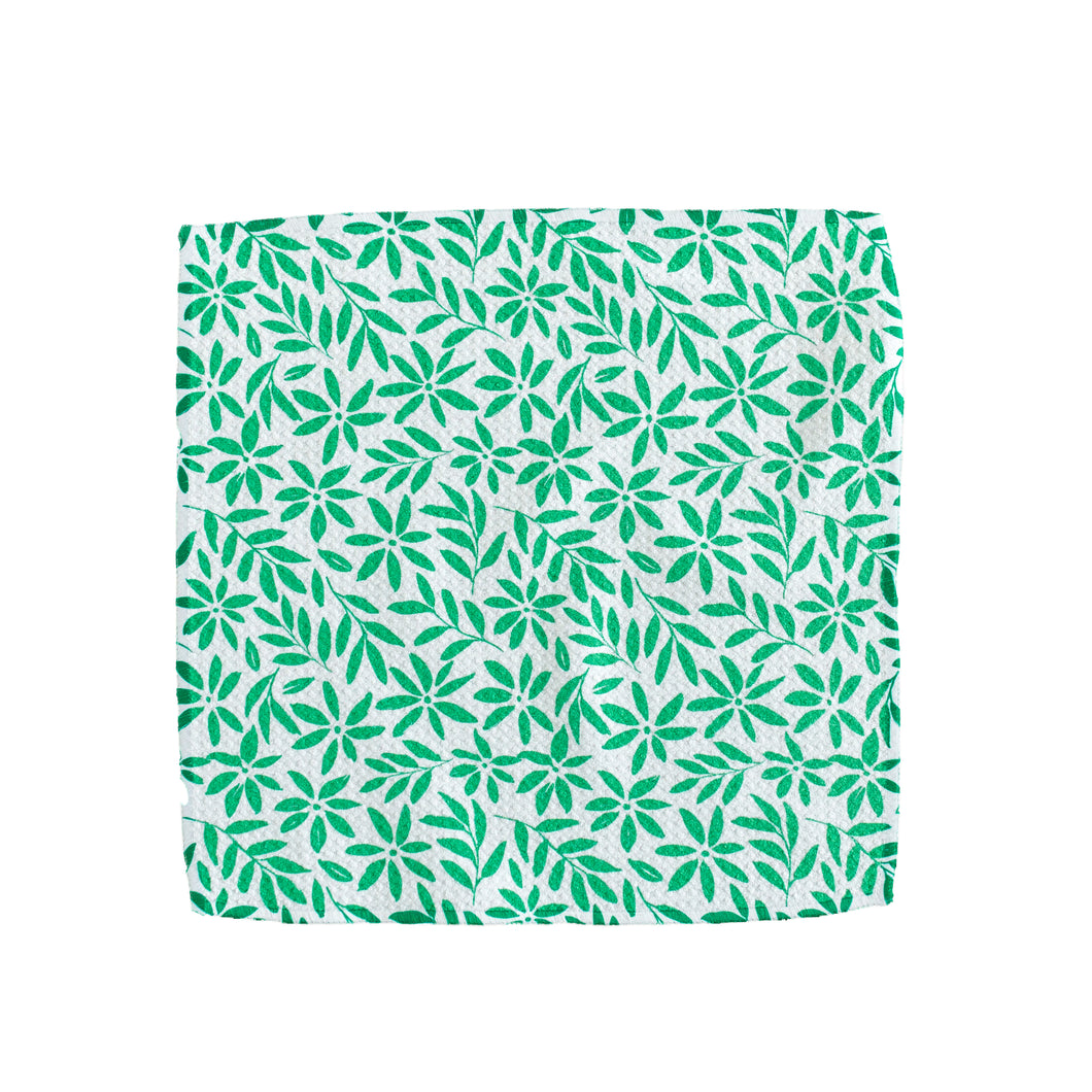 Flowy Greens Washcloth