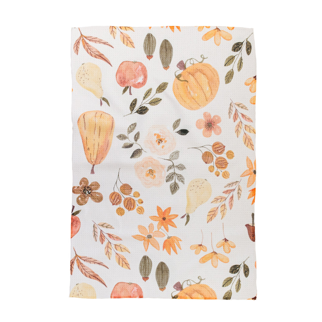 Fall Watercolor Hand Towel