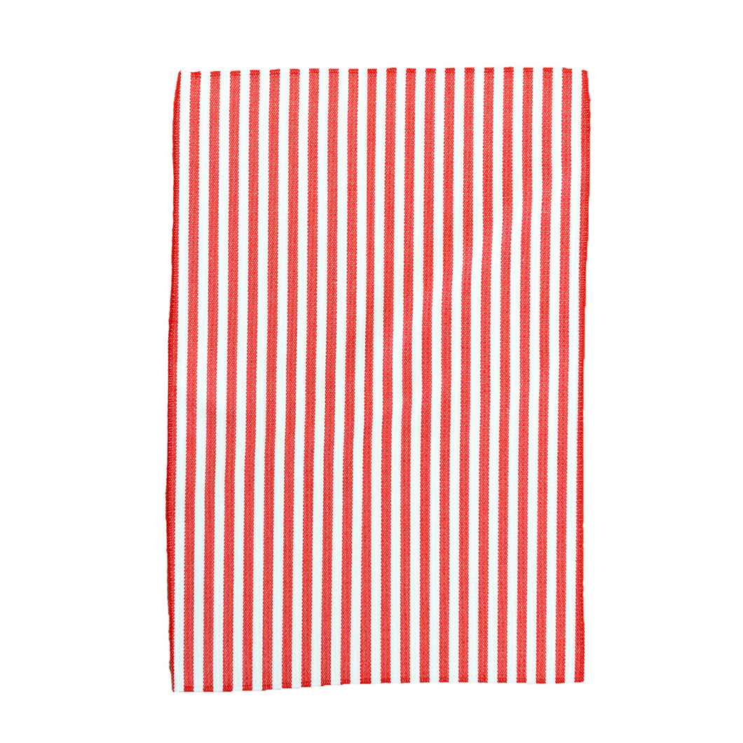 Red & White Stripes Hand Towel