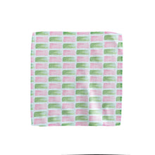 Load image into Gallery viewer, Pink &amp; Green Strokes Washcloth
