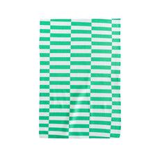 Load image into Gallery viewer, Green Bars Hand Towel

