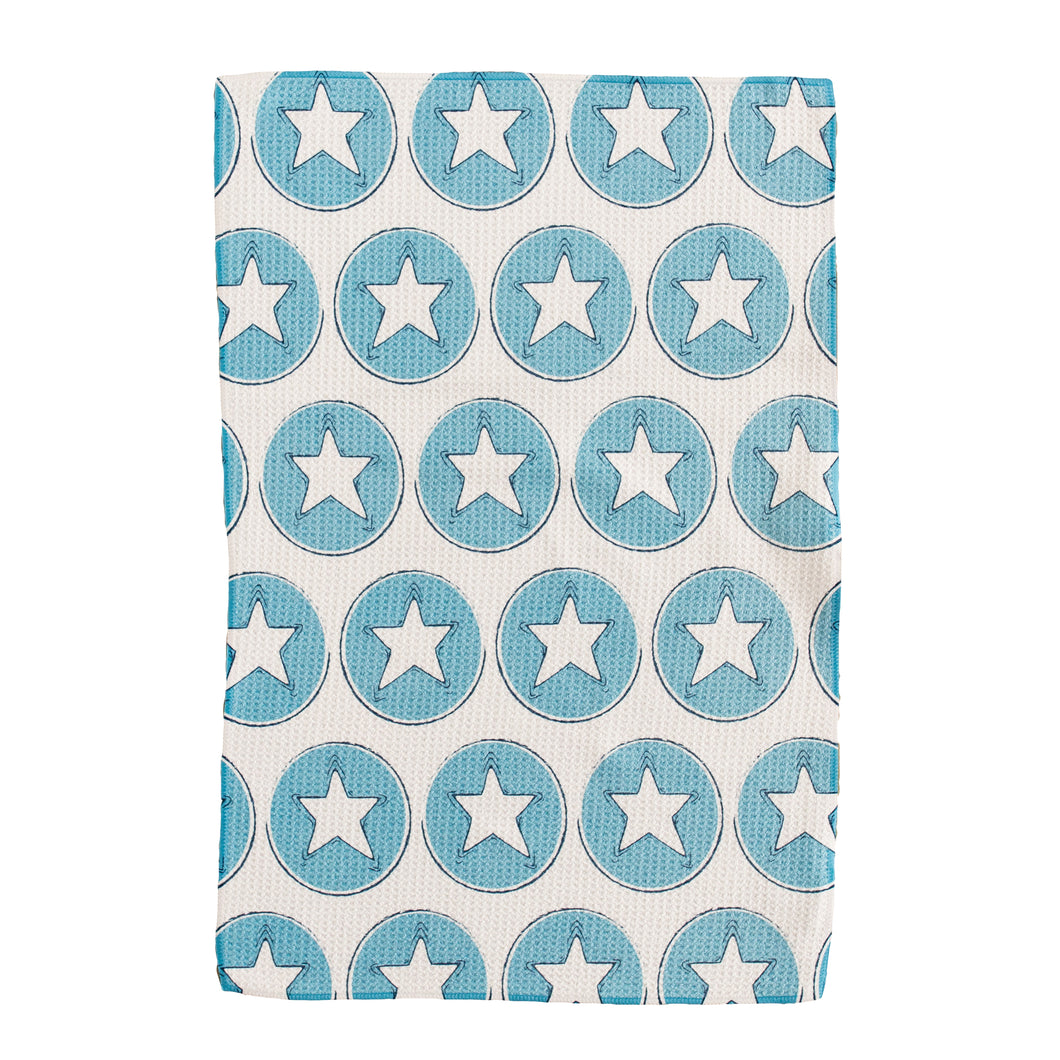 Stars In Circles Hand Towel