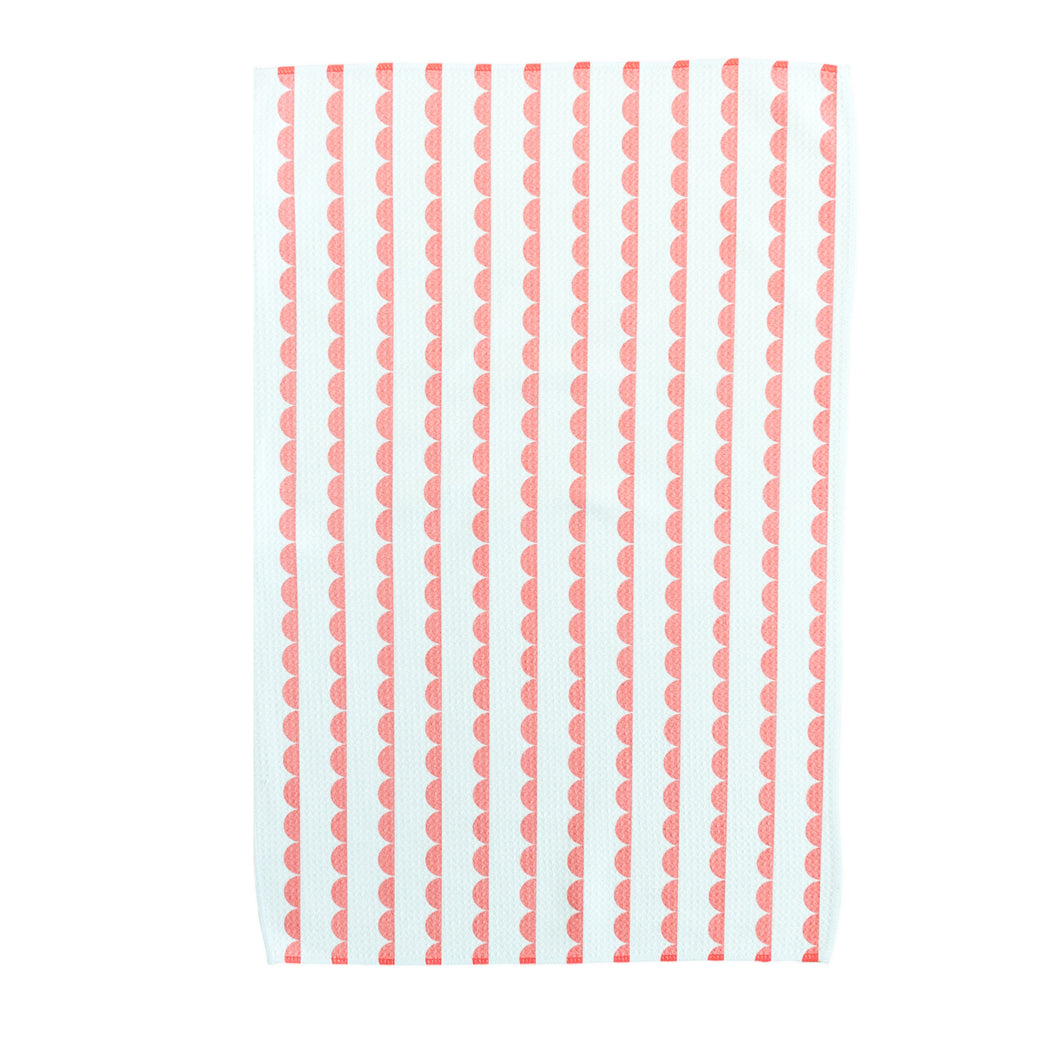 Coral Scallops Hand towel