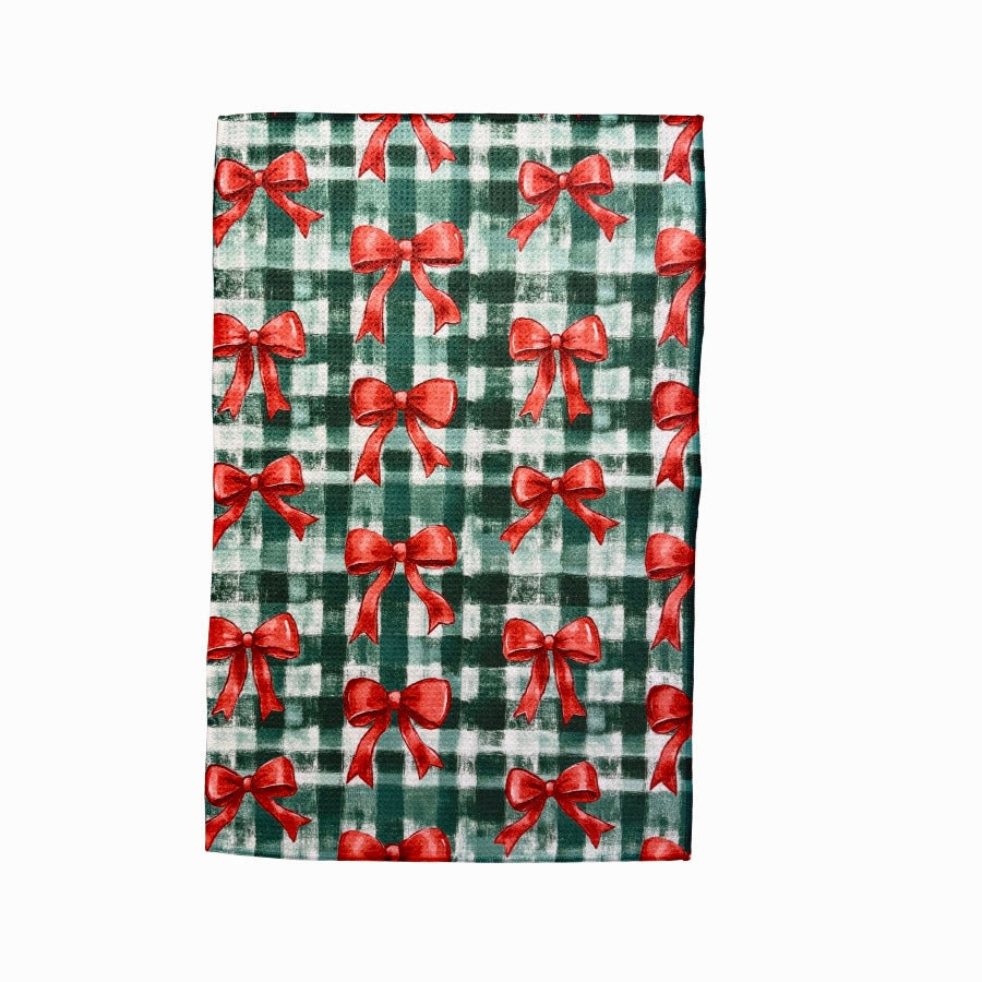 Red Bows Hand Towel