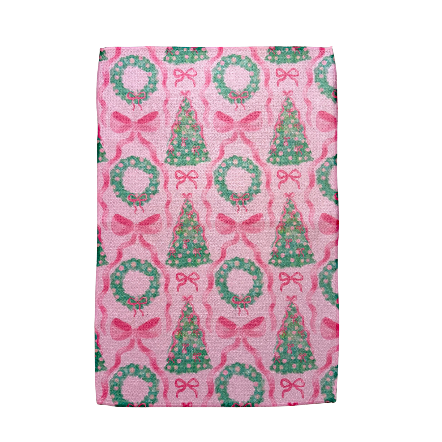 Wreath Christmas Hand Towel