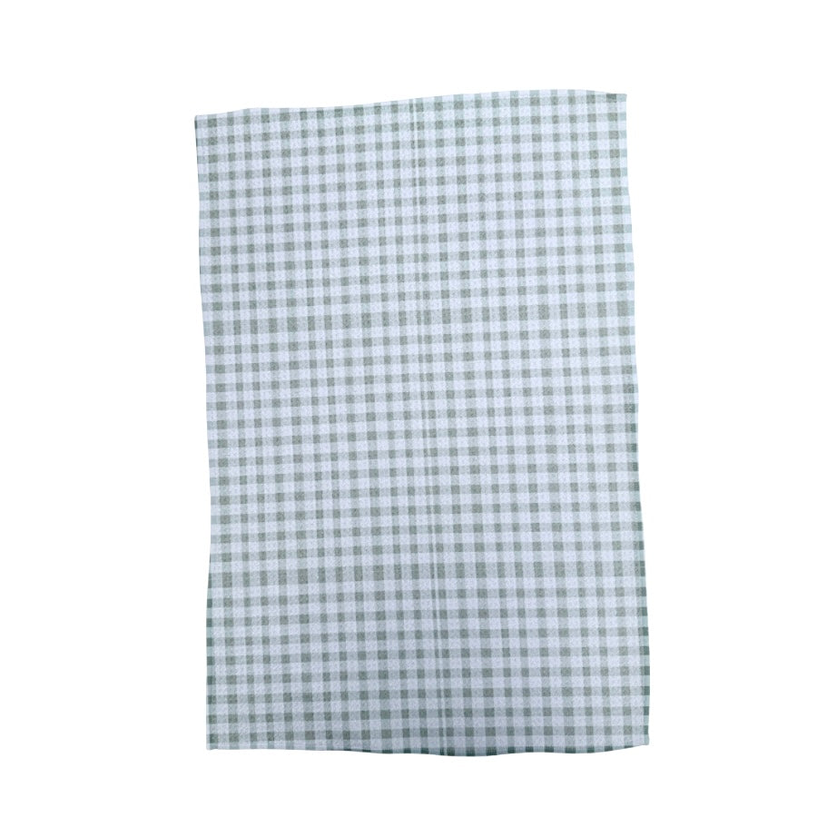 Green Checks Hand Towel