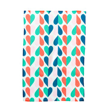 Load image into Gallery viewer, 2 Tone Hearts Hand Towel
