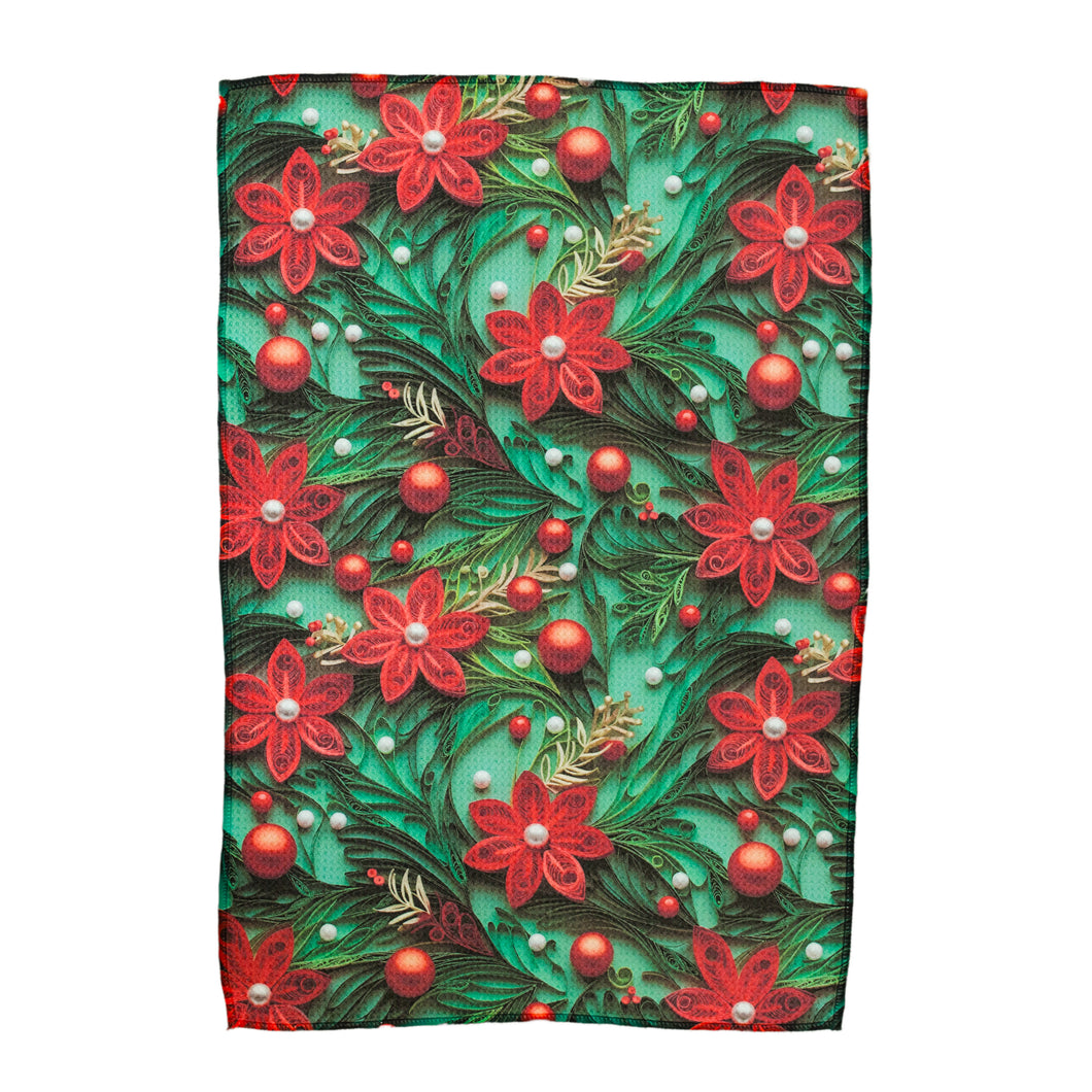 Christmas Foliage Hand Towel