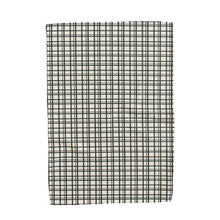 Load image into Gallery viewer, Double Black Plaid Hand Towel
