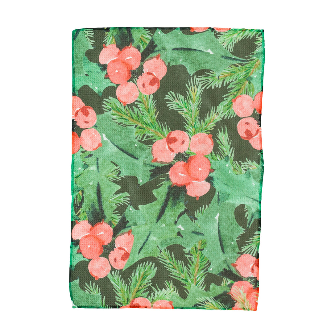 Dark Holly Hand Towel