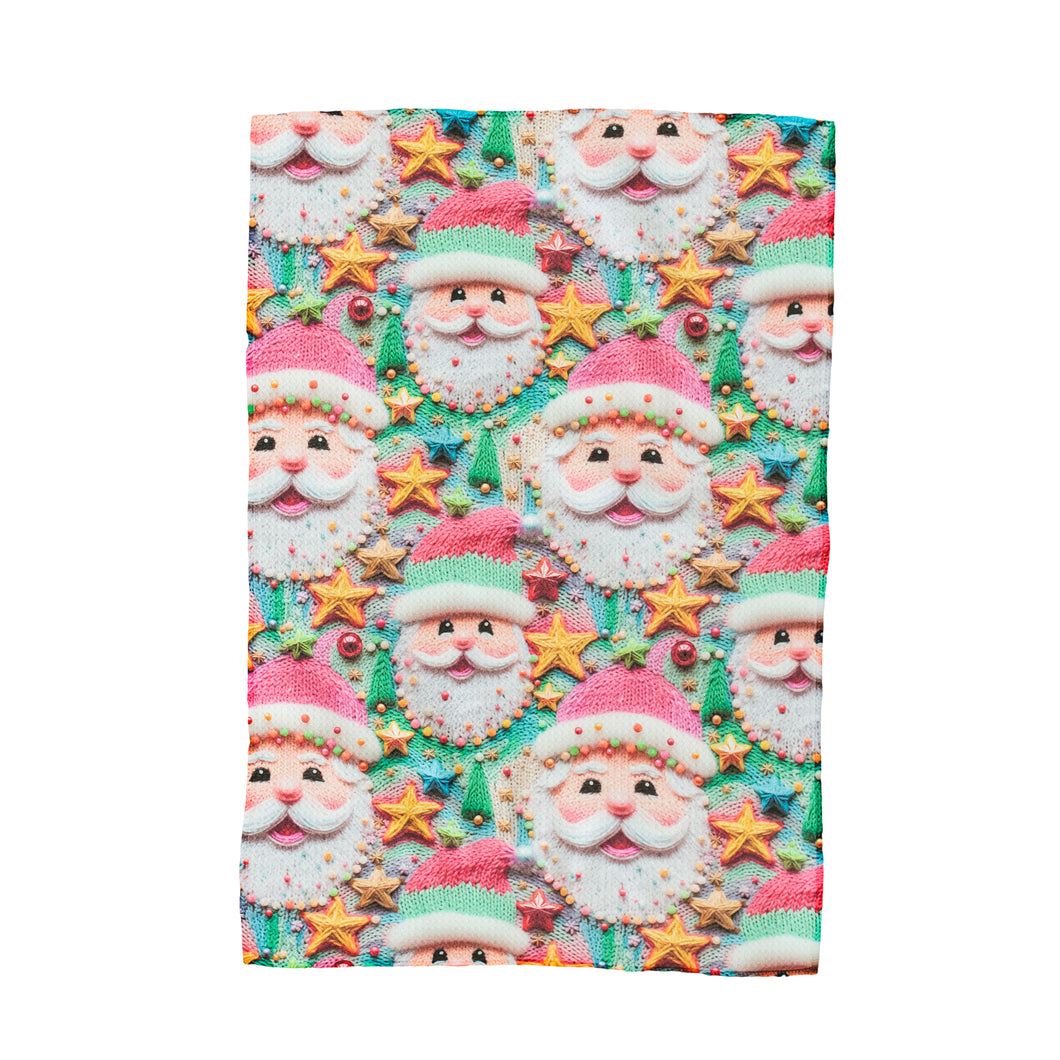 Cheery Santa Hand Towel