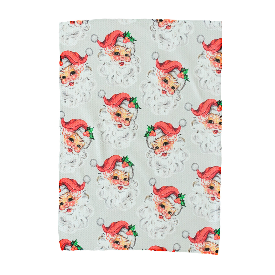 Vintage Santa Hand Towel