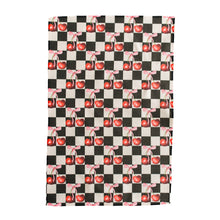 Load image into Gallery viewer, Checker Cherries Hand Towel
