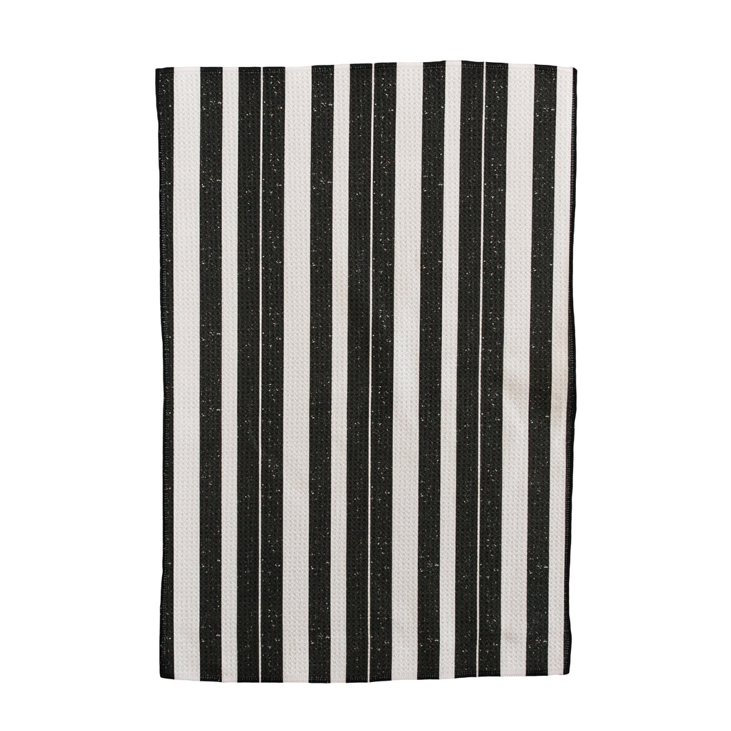 Stamped Black Lines Hand Towel