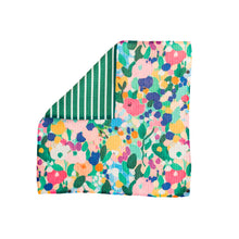 Load image into Gallery viewer, Reversible Vibrant Floral Washcloth
