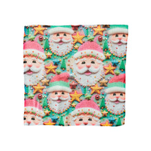 Load image into Gallery viewer, Cheery Santa Washcloth
