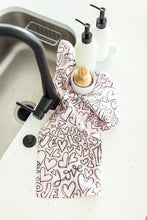 Load image into Gallery viewer, Valentine Doodle Hand Towel

