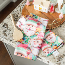 Load image into Gallery viewer, Cheery Santa Washcloth
