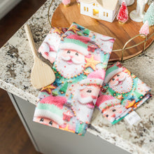 Load image into Gallery viewer, Cheery Santa Hand Towel
