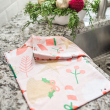 Load image into Gallery viewer, Pink Christmas Hand Towel
