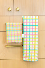 Load image into Gallery viewer, Rainbow Grid Hand Towel

