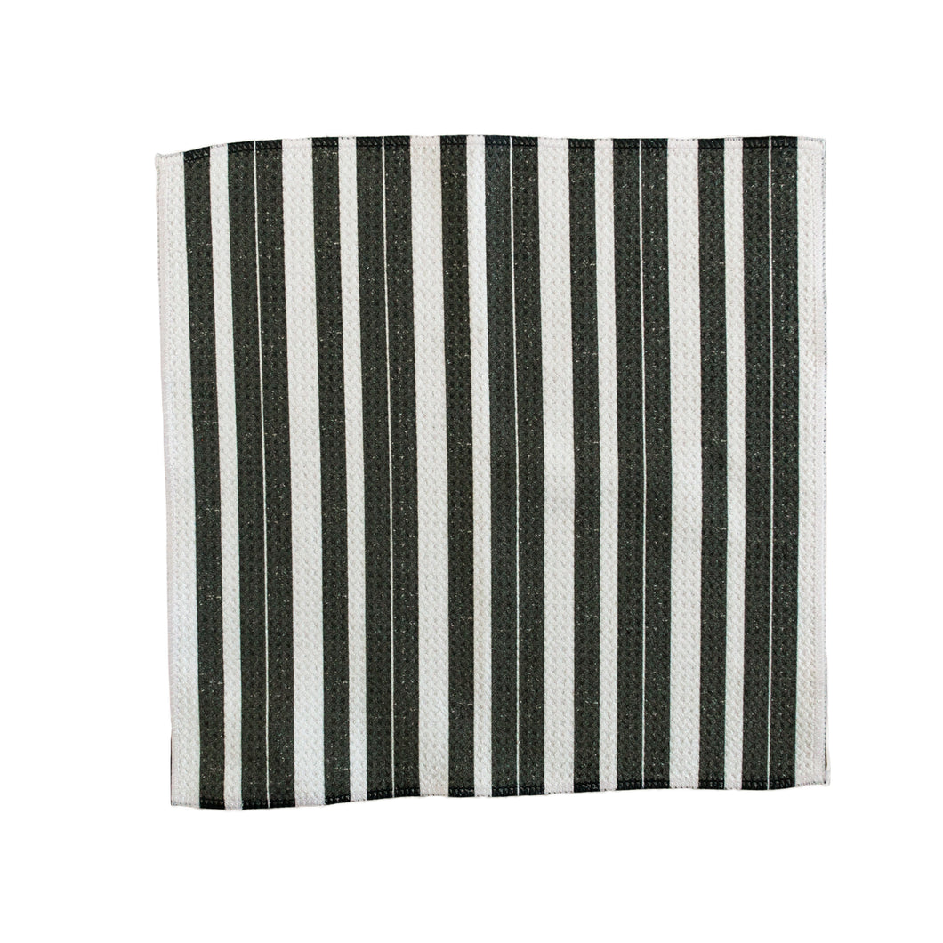 Stamped Black Lines Washcloth