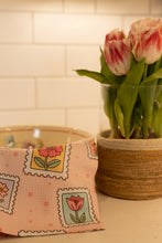 Load image into Gallery viewer, Tulip Stamps Hand Towel

