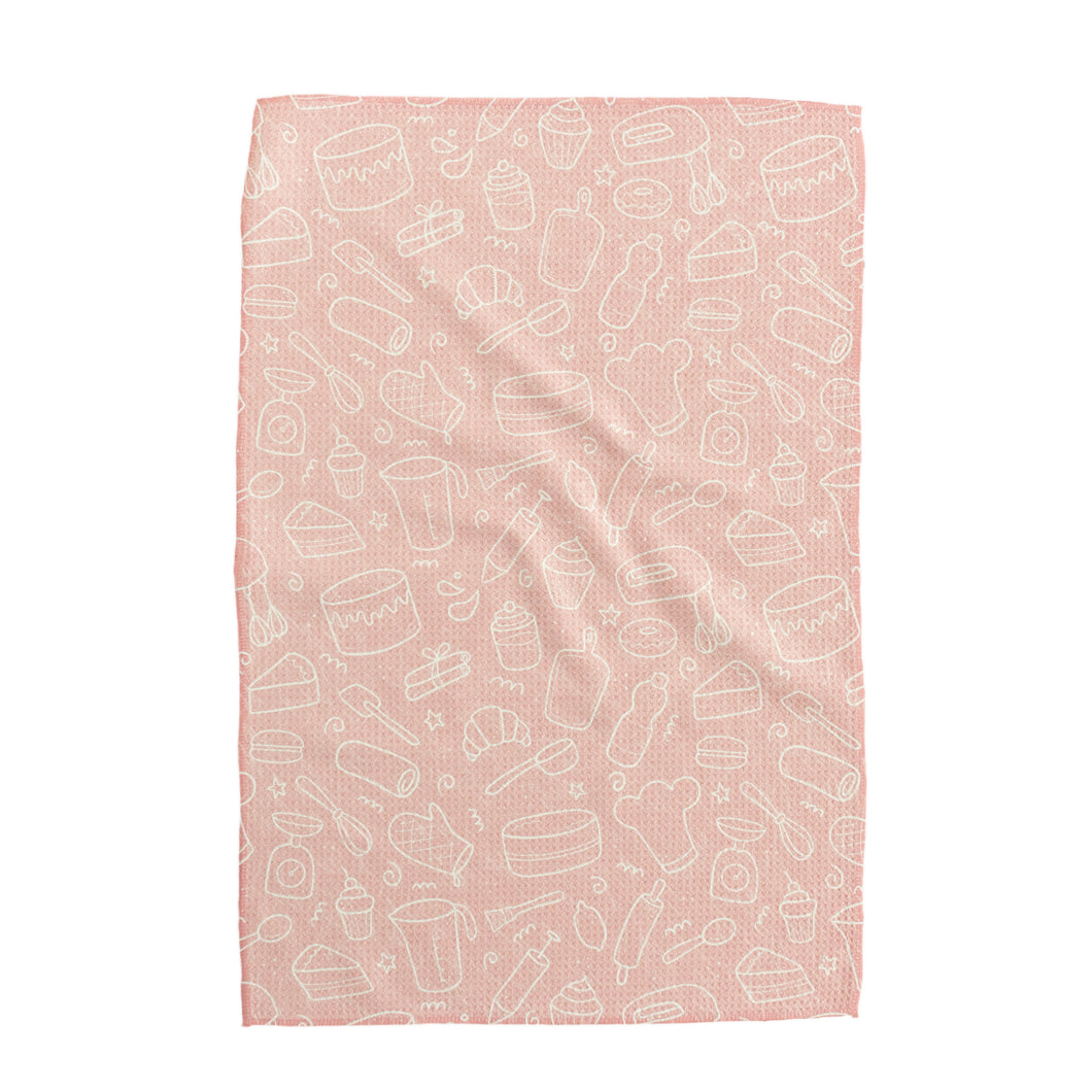 Pink Baker Hand Towel