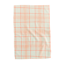 Load image into Gallery viewer, Peachy Plaid Hand Towel
