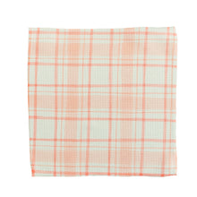 Load image into Gallery viewer, Peachy Plaid Washcloth
