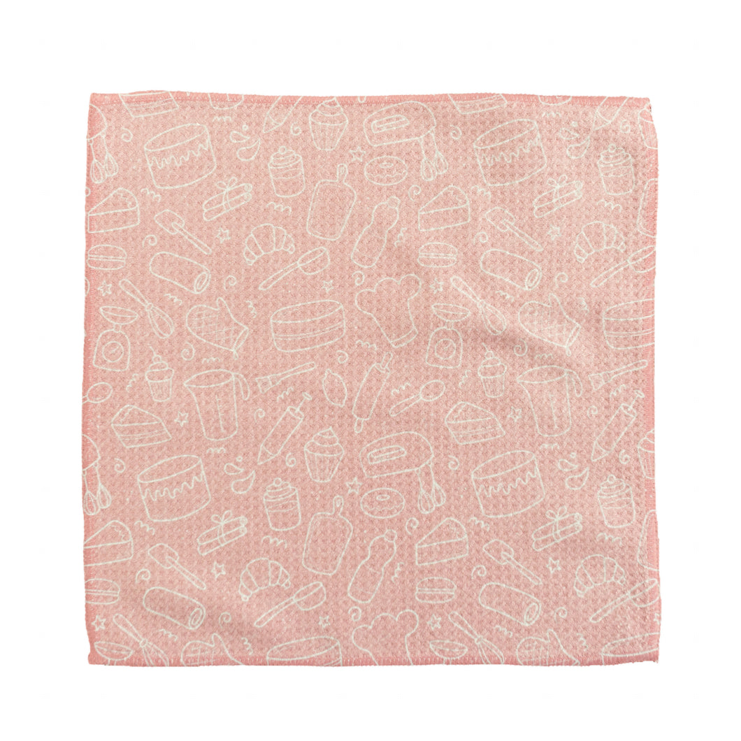 Pink Baker Washcloth