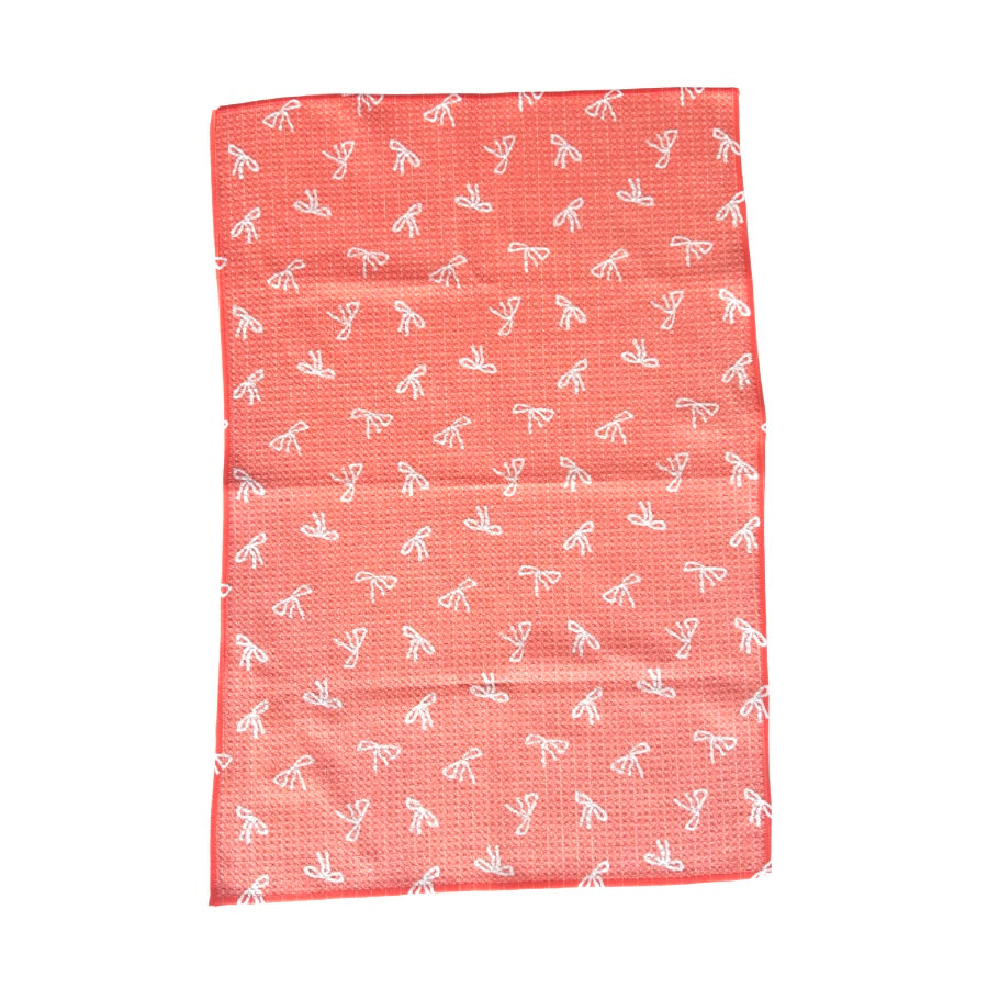 White Bows Hand Towel