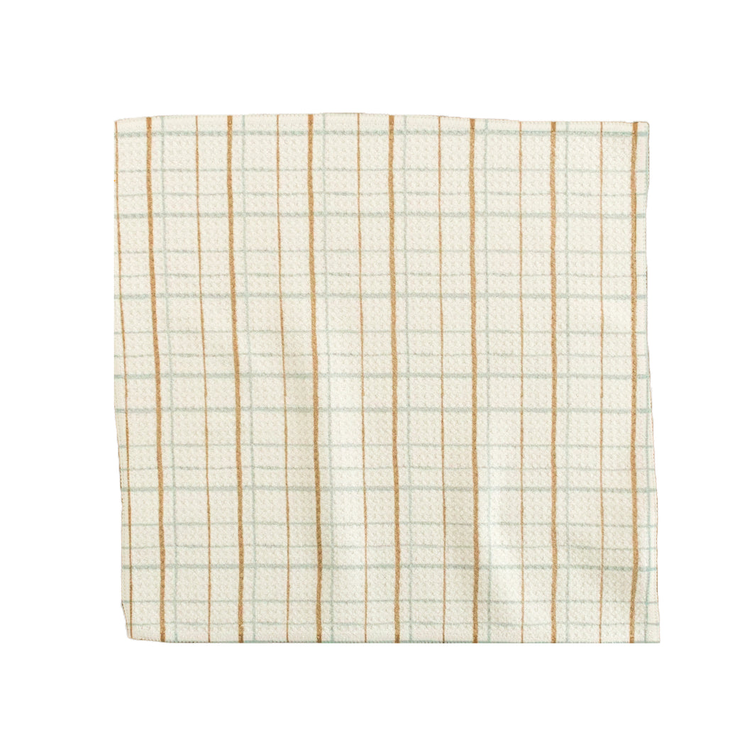 Lined Grid Washcloth