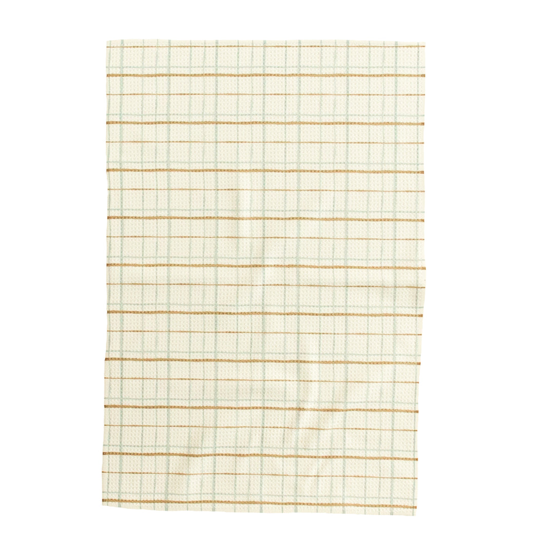 Lined Grid Hand Towel