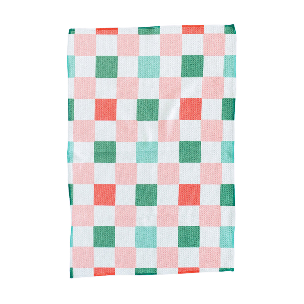 Jolly Checkers Hand Towel